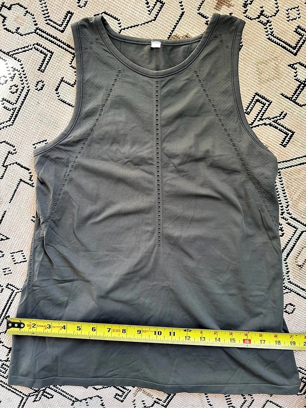 Athleta Tank Dark Olive Green XS